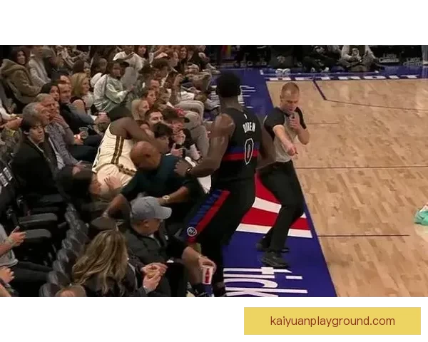 勇士失误25次惨败活塞 追梦无得分撞伤女球迷 波尔津吉斯仅得5分伤退