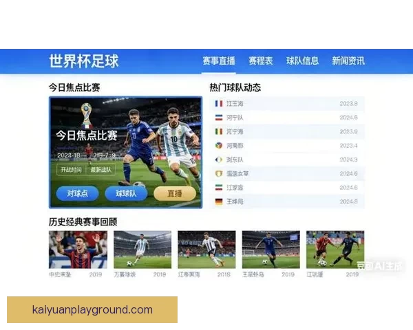 2026世界杯高清直播平台全程赛事回放与精彩集锦观看指南